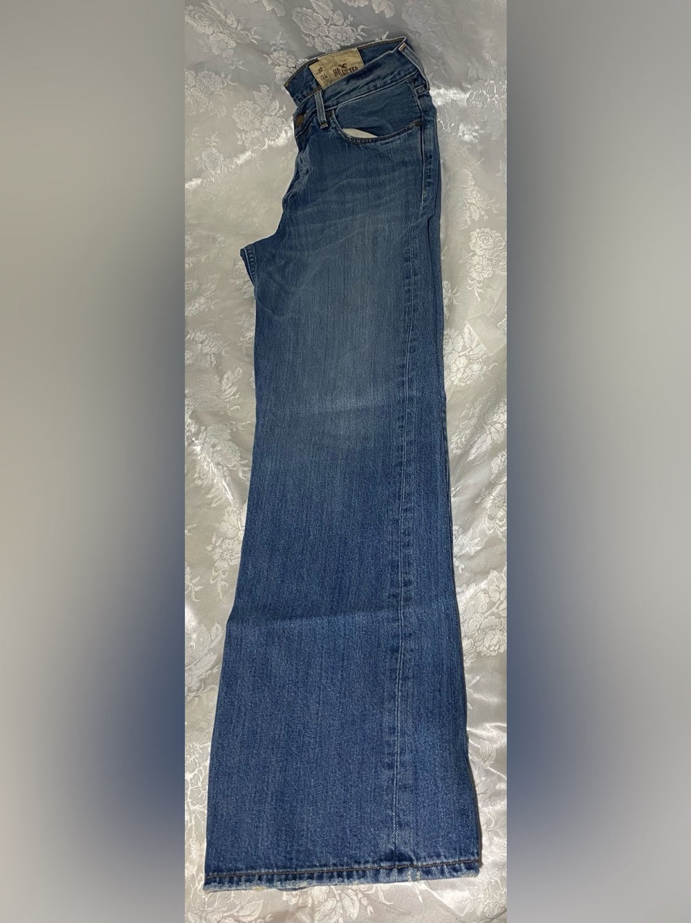 Hollister Hermosa Low Rise Bootcut Jeans Men’s 32x34 Light Wash 100% Cotton